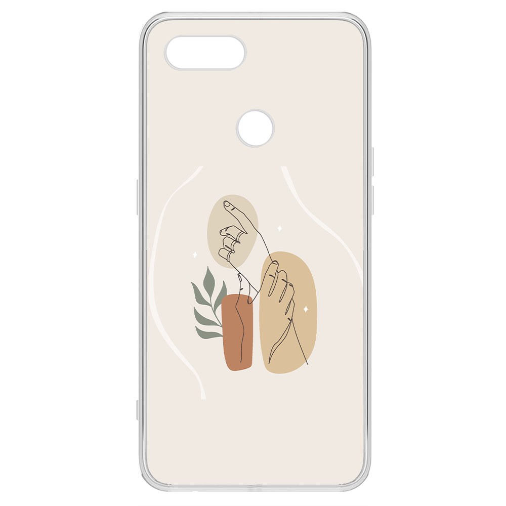 фото Чехол-накладка krutoff clear case тонкость для oppo a7