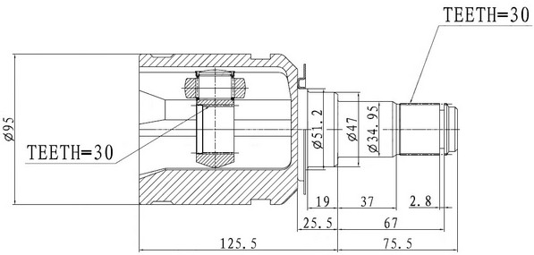 

ШРУС PATRON PCV1777