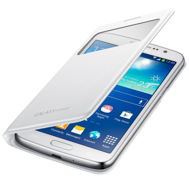 Чехол-книжка Samsung EF-CG710B для Galaxy Grand 2 (белый)