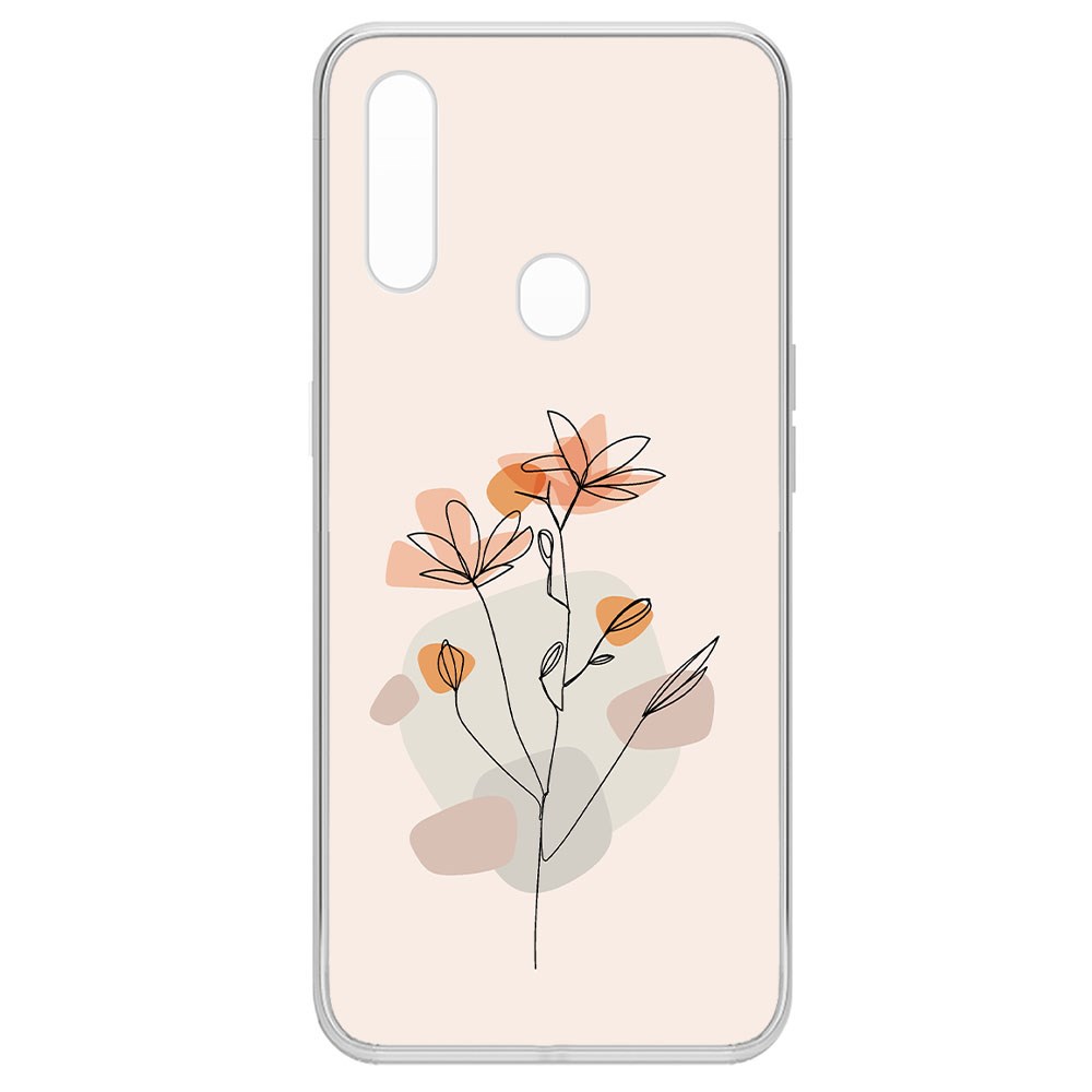 

Чехол-накладка Krutoff Clear Case Ромашки для Oppo A31