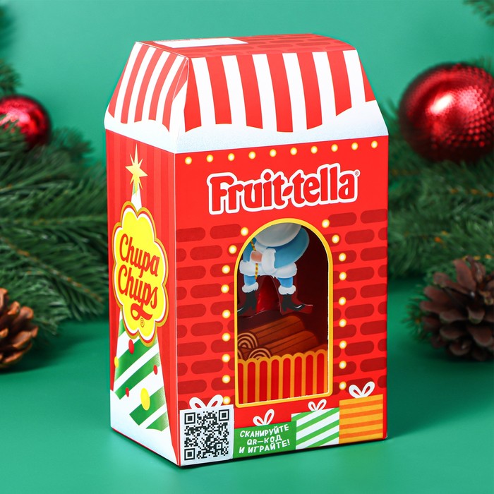 

Новогодний подарок с кондитерскими изделиями Chupa Chups, Fruittella и Meller, 274 г