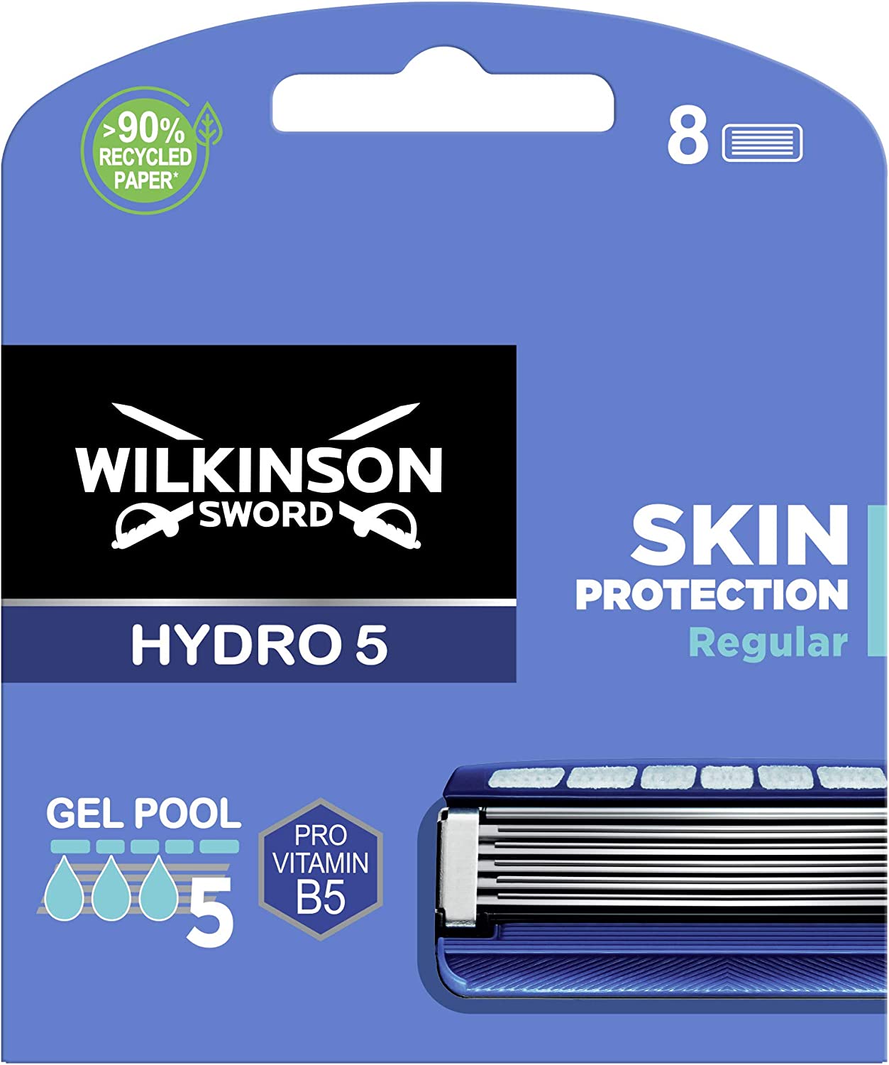 Купить Сменные кассеты для бритвы Hydro Wilkinson Sword Hydro5 SKIN PROTECTION Regular 8 шт
