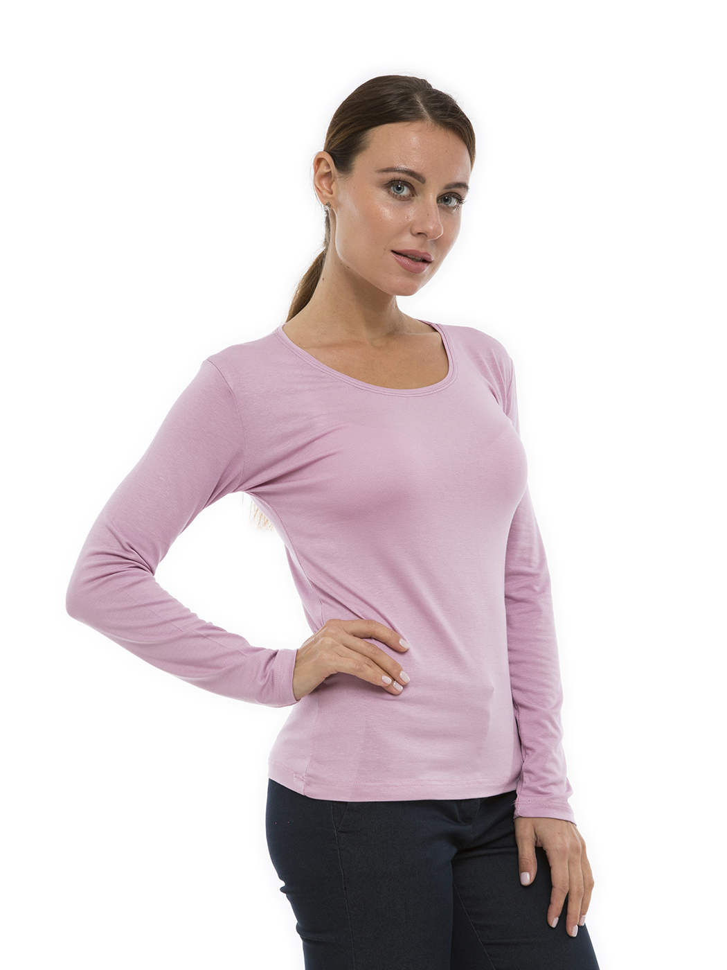 

Лонгслив женский Magic Lady cl016_c35 розовый 44-46 RU, cl016_c35