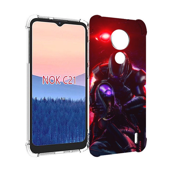 

Чехол MyPads Mass Effect для Nokia C21, Прозрачный, Tocco