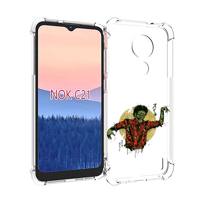 

Чехол MyPads Зомби для Nokia C21, Прозрачный, Tocco
