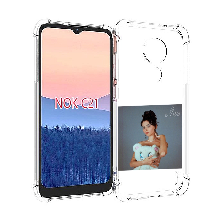 

Чехол MyPads Miss Дора для Nokia C21, Прозрачный, Tocco