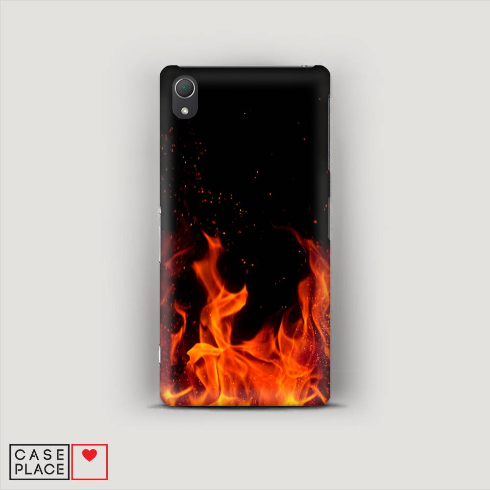 

Пластиковый чехол "Все в огне" на Sony Xperia Z2