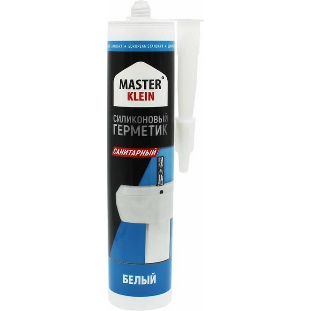Санитарный силиконовый герметик Master Klein 11604642 санитарный силиконовый герметик master klein