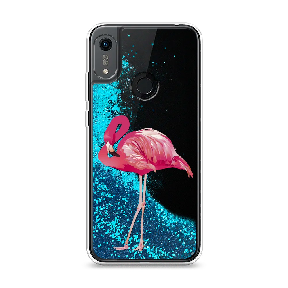 

Чехол Awog на Honor 8A/8A Pro/Huawei Y6s/Y6 2019 "Застенчивый фламинго", Разноцветный, 68793-1