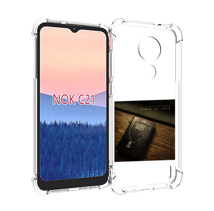 

Чехол MyPads Snoop Dogg BIBLE OF LOVE для Nokia C21, Прозрачный, Tocco