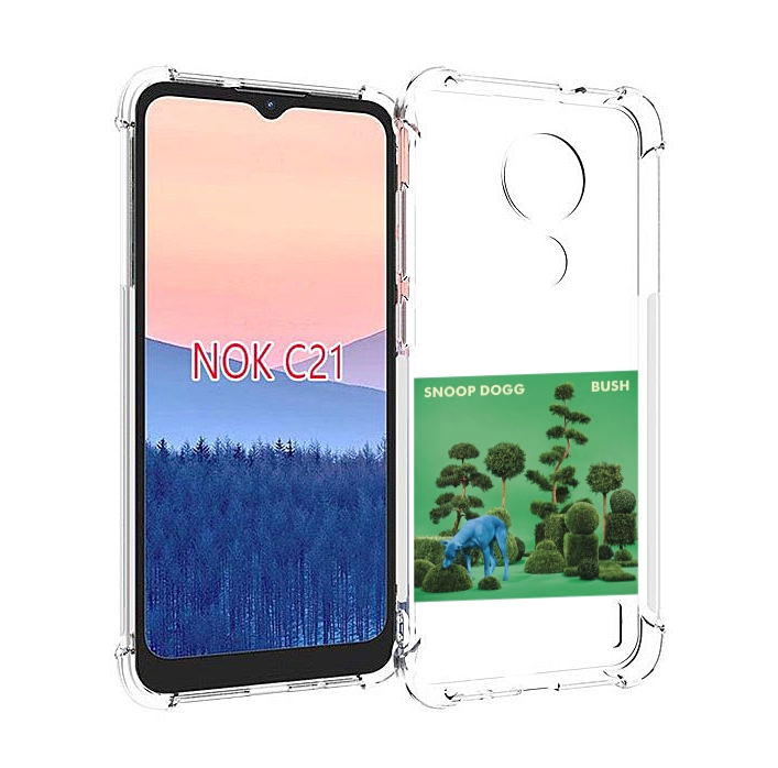 

Чехол MyPads Snoop Dogg BUSH для Nokia C21, Прозрачный, Tocco
