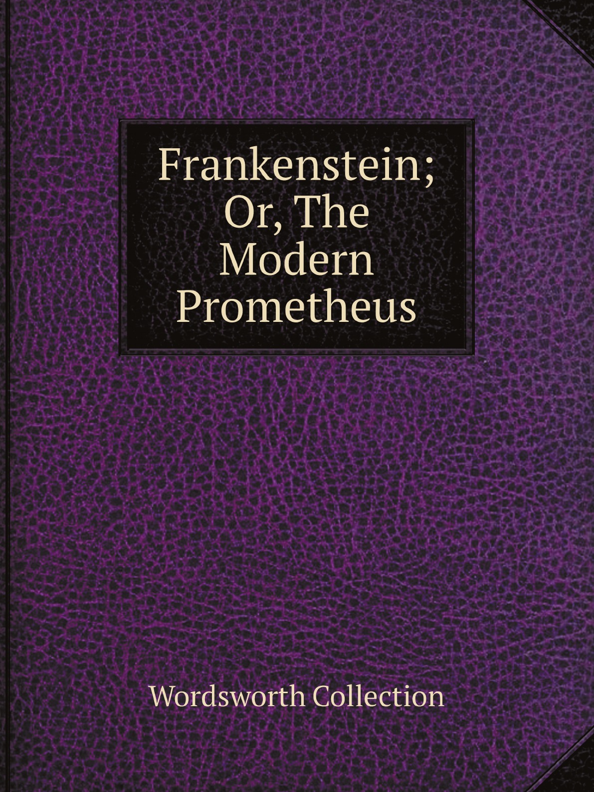 

Frankenstein; Or, The Modern Prometheus