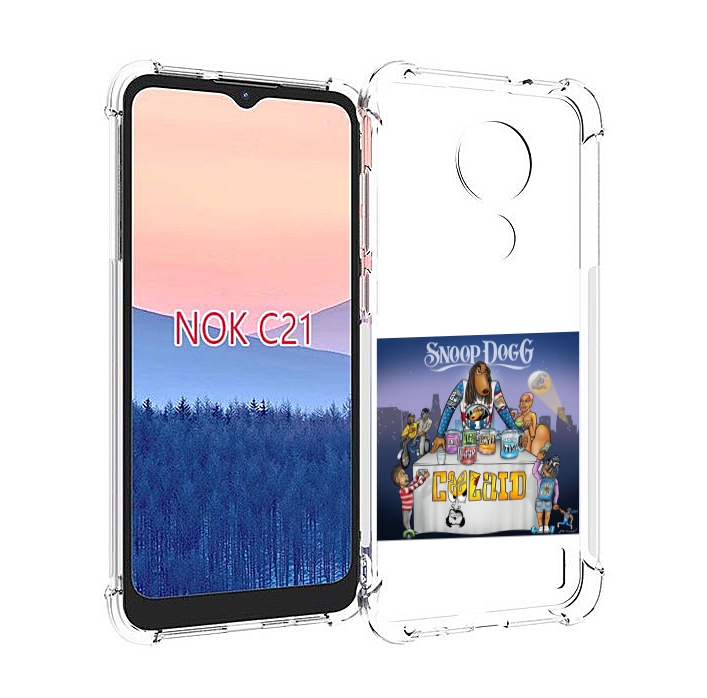 

Чехол MyPads Snoop Dogg COOLAID для Nokia C21, Прозрачный, Tocco