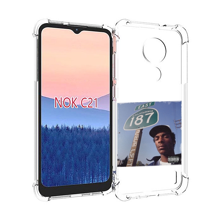 

Чехол MyPads Snoop Dogg NEVA LEFT для Nokia C21, Прозрачный, Tocco