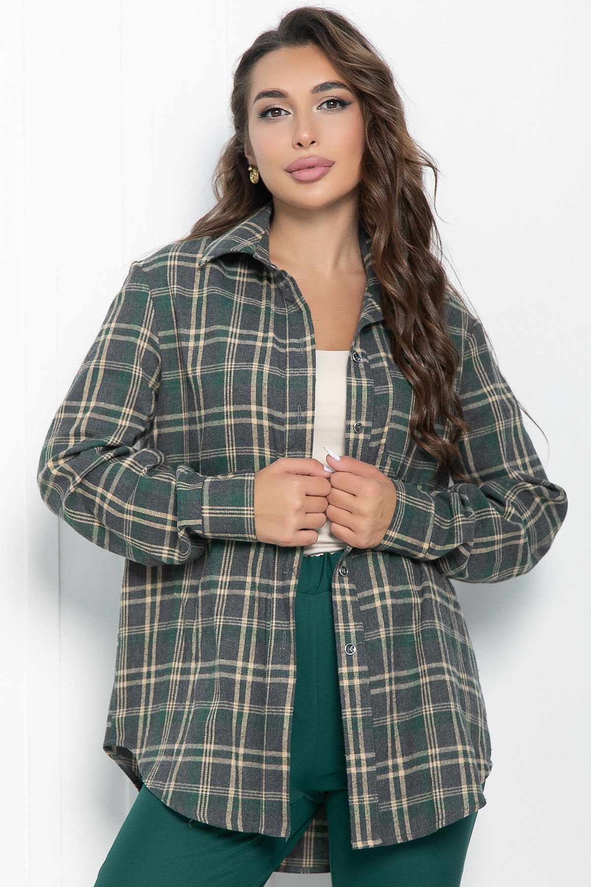 

Рубашка женская LT Collection Денни желтая 52 RU, Желтый, Денни