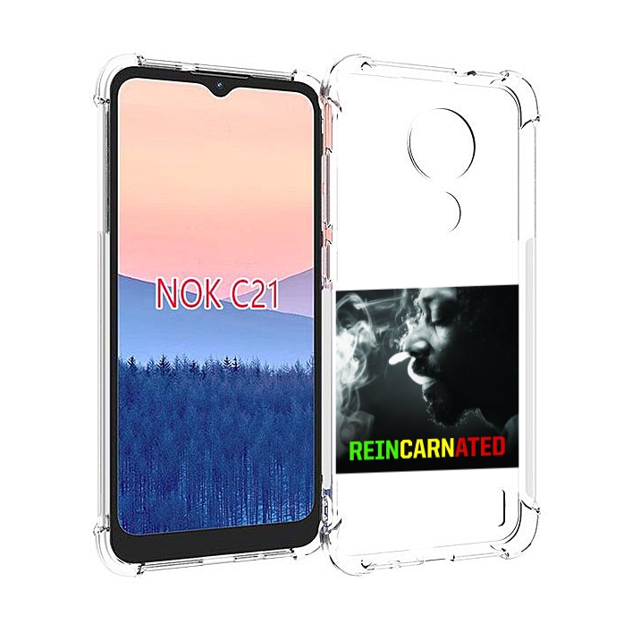 

Чехол MyPads Snoop Dogg REINCARNATED для Nokia C21, Прозрачный, Tocco