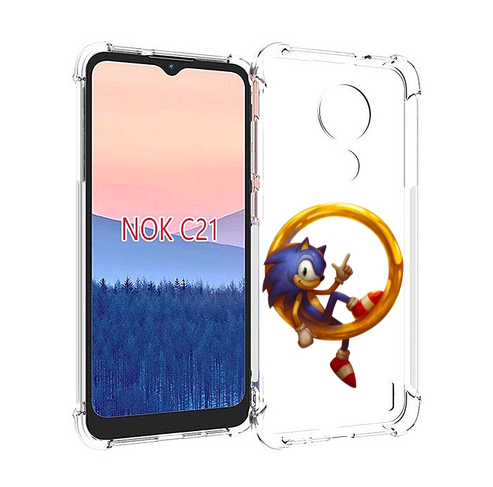 

Чехол MyPads Sonic-R для Nokia C21, Прозрачный, Tocco