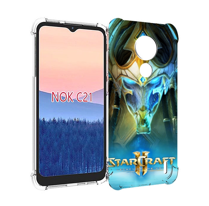 

Чехол MyPads StarCraft II Legacy of the Void для Nokia C21, Прозрачный, Tocco