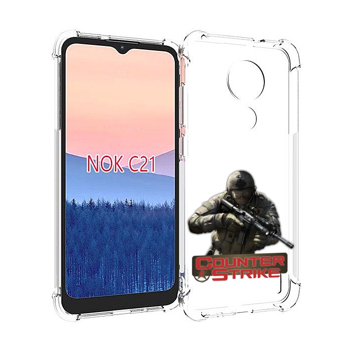 

Чехол MyPads Контра для Nokia C21, Прозрачный, Tocco