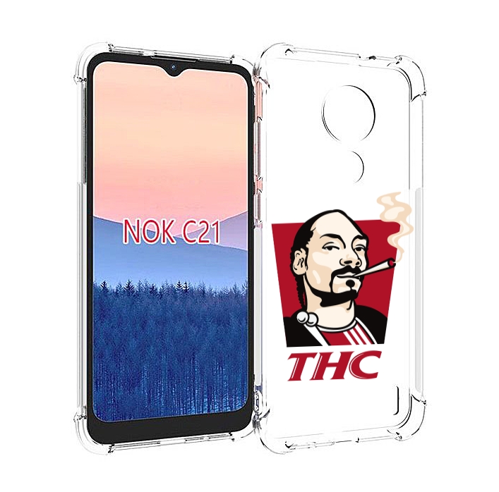 

Чехол MyPads THC для Nokia C21, Прозрачный, Tocco
