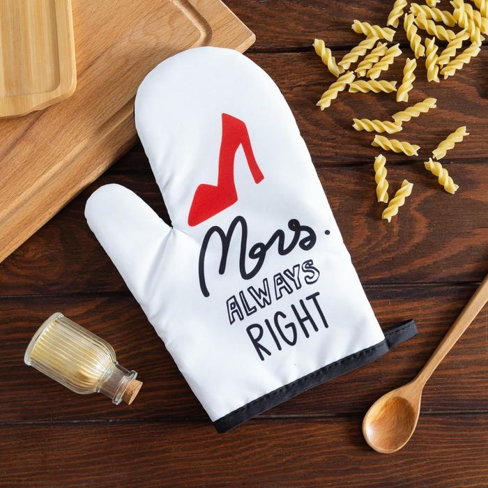 

Варежка Доляна Mrs right 2616 см, 100% п/э