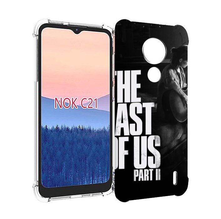 

Чехол MyPads The Last of Us Part II Элли для Nokia C21, Прозрачный, Tocco