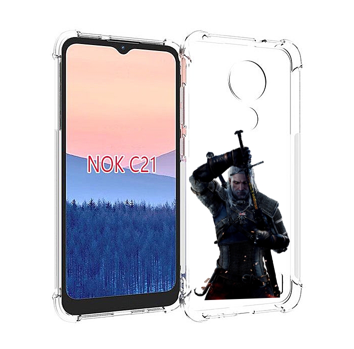 

Чехол MyPads The-Witcher-3-Ведьмак для Nokia C21, Прозрачный, Tocco