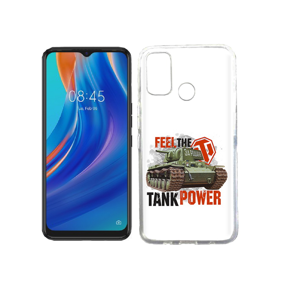 

Чехол MyPads Tocco для Tecno Spark 7T Танк, Прозрачный, Tocco