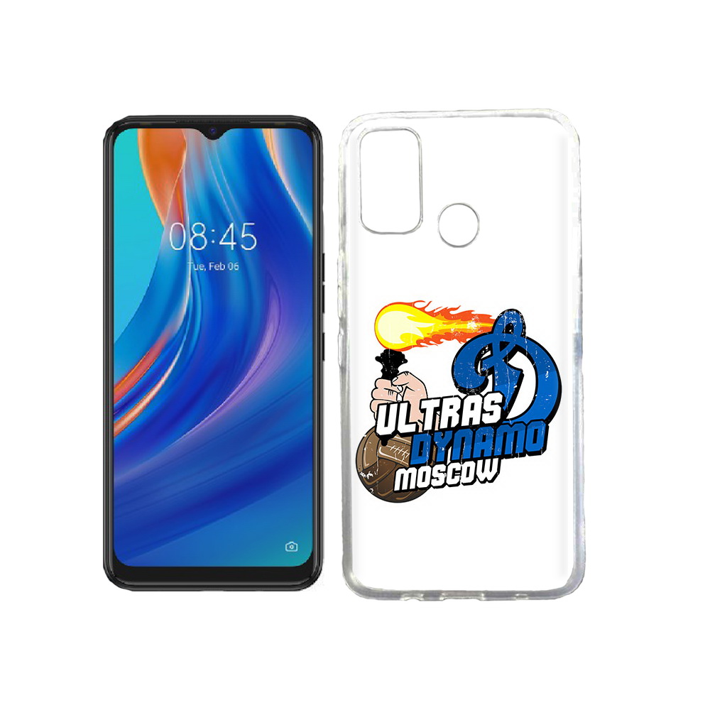 

Чехол MyPads Tocco для Tecno Spark 7T ФК Динамо, Прозрачный, Tocco