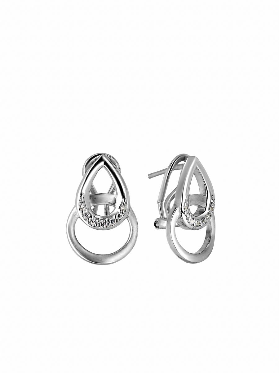 

Серьги из серебра L-Silver 112-СИ-000152, фианит, 112-СИ-000152