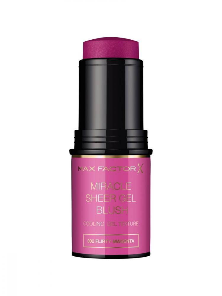 

Румяна в стике Max Factor Sheer Gel Blush Тон 002 flirty magenta