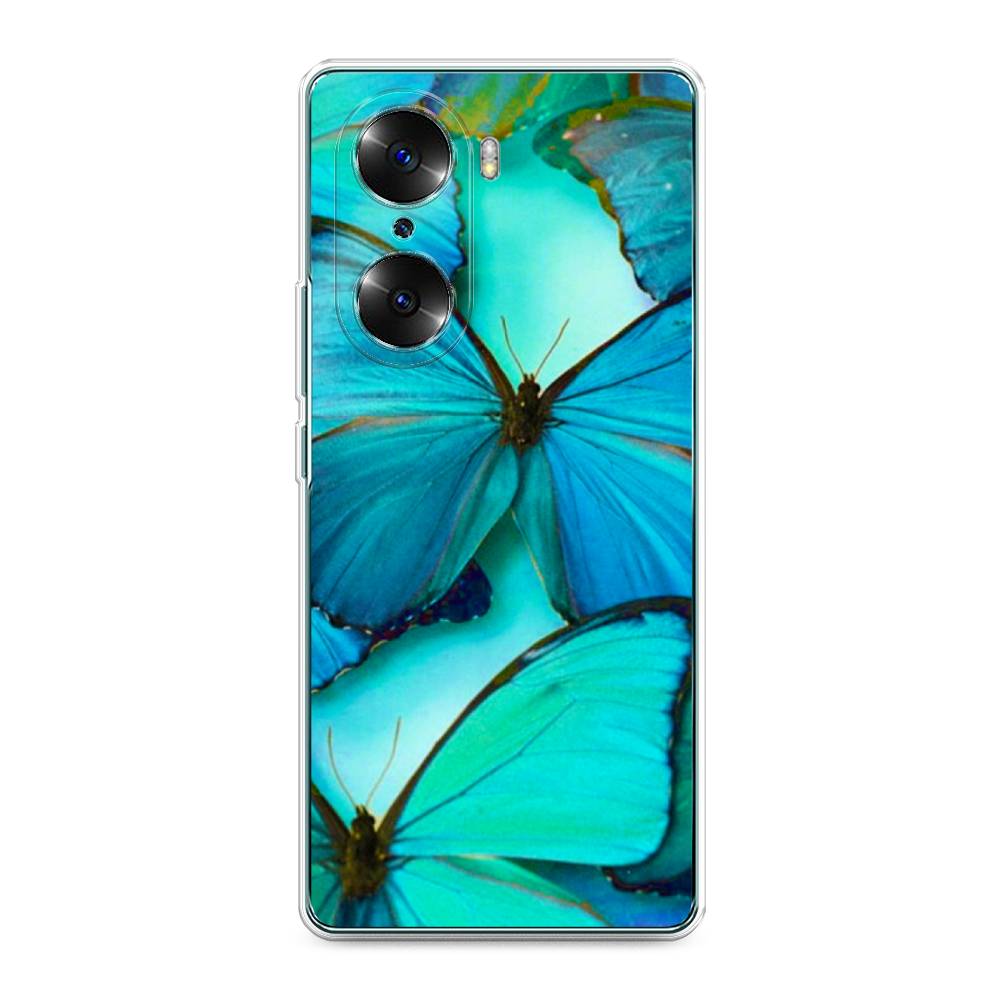 фото Чехол awog "неоновые бабочки" для honor 60
