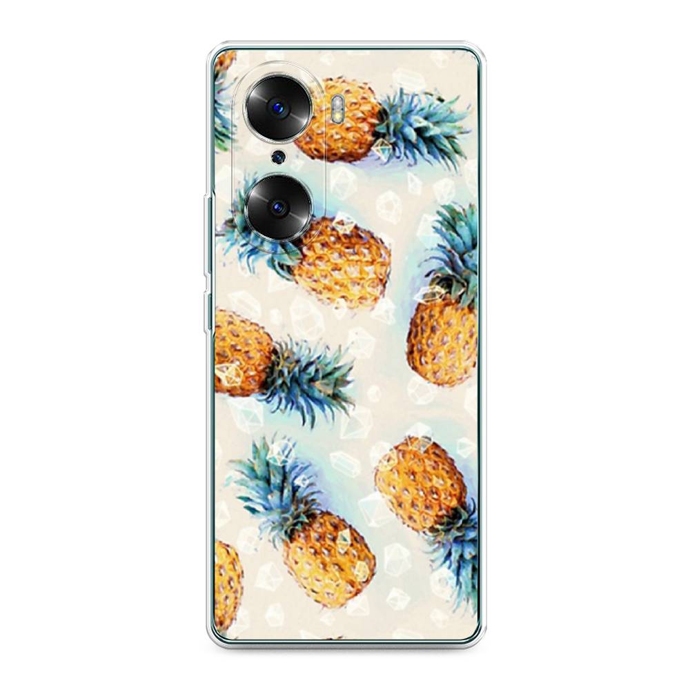 

Чехол Awog на Honor 60 "Ананасы", Разноцветный, 6106650-3