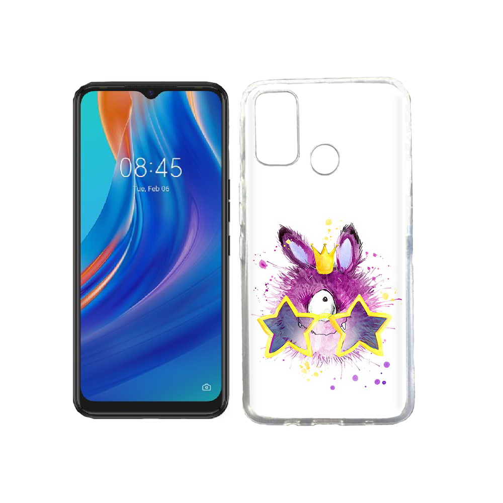

Чехол MyPads Tocco для Tecno Spark 7T Шуршуля, Прозрачный, Tocco