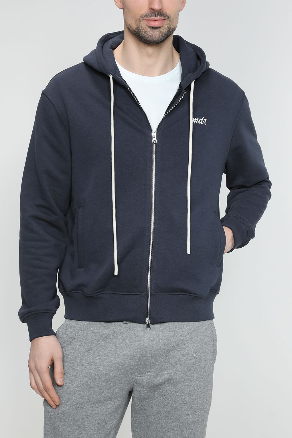 

Толстовка мужская MARCO DI RADI MDR230111244-205 синяя XL, Синий, MDR230111244-205