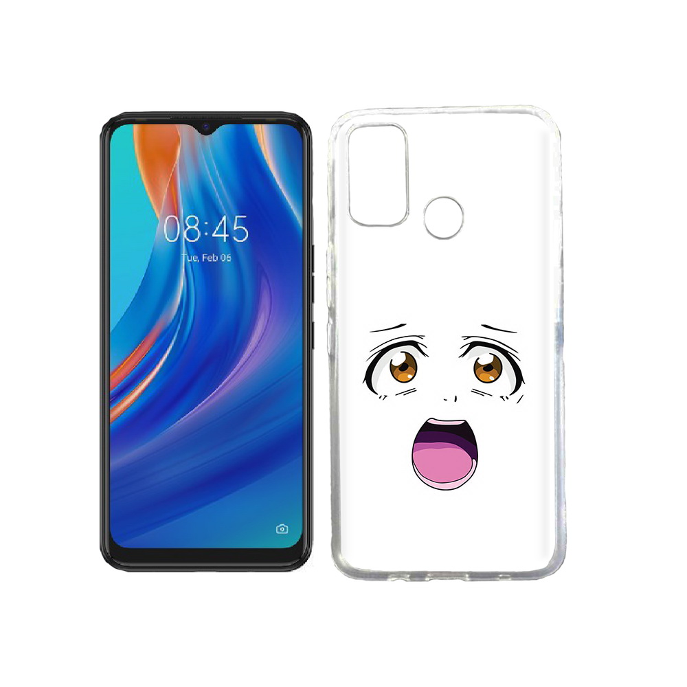 

Чехол MyPads Tocco для Tecno Spark 7T аниме лицао, Прозрачный, Tocco