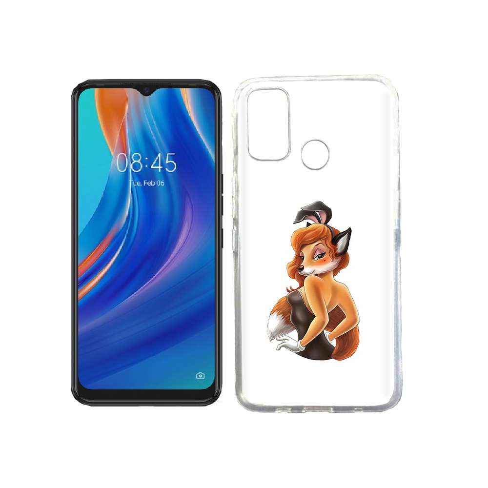 

Чехол MyPads Tocco для Tecno Spark 7T баронесса, Прозрачный, Tocco