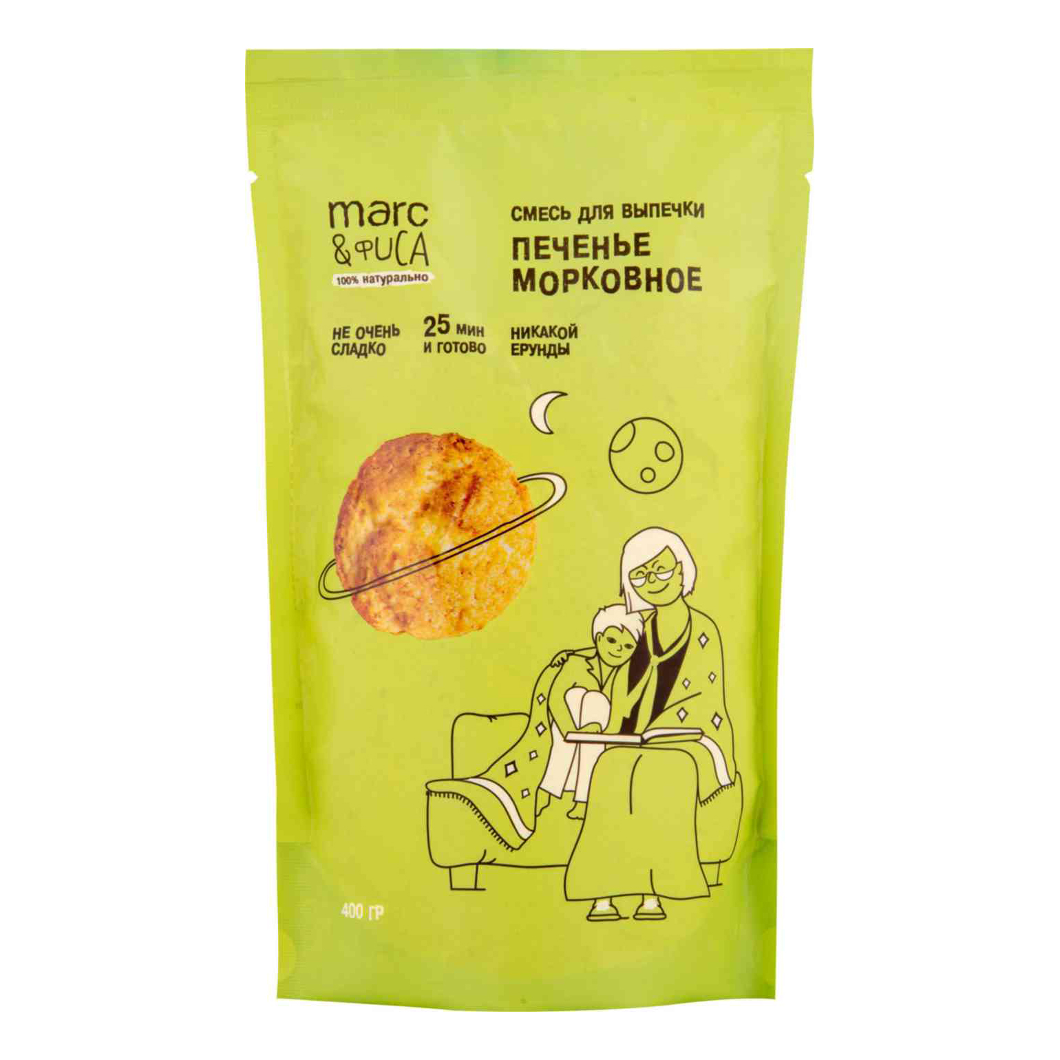 

Смесь для выпечки Marc & Фиса Морковное печенье 400 г