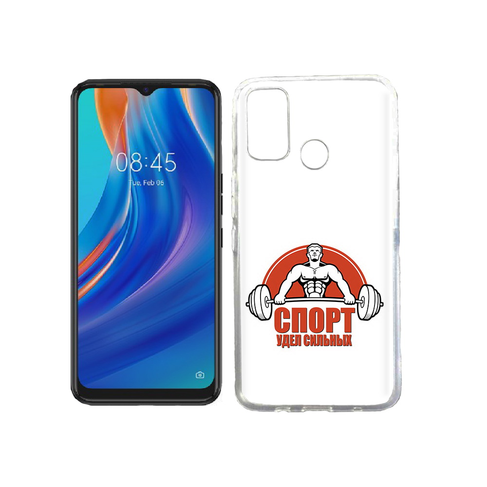 Чехол MyPads Tocco для Tecno Spark 7T бодибилдинг спорт