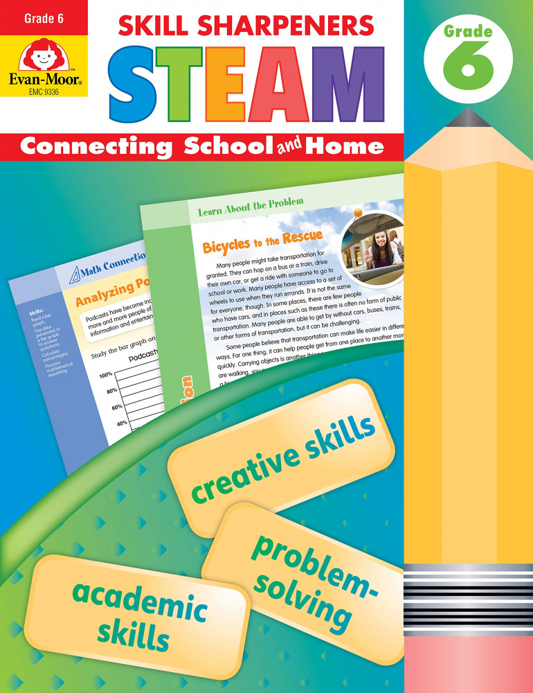 

Skill Sharpeners: Steam, Grade 6