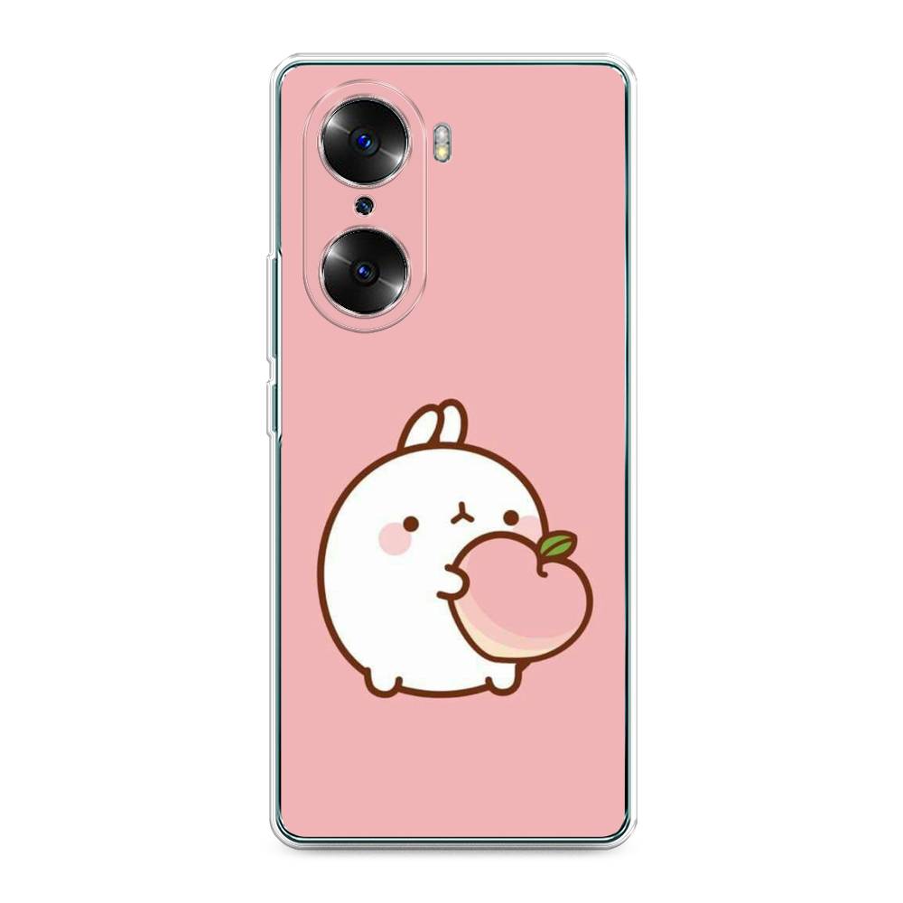 

Чехол Awog на Honor 60 "Кролик с персиком", Разноцветный, 6106650-1