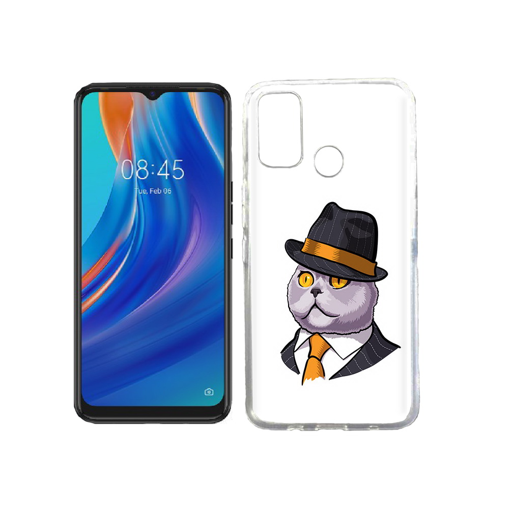 

Чехол MyPads Tocco для Tecno Spark 7T британец, Прозрачный, Tocco