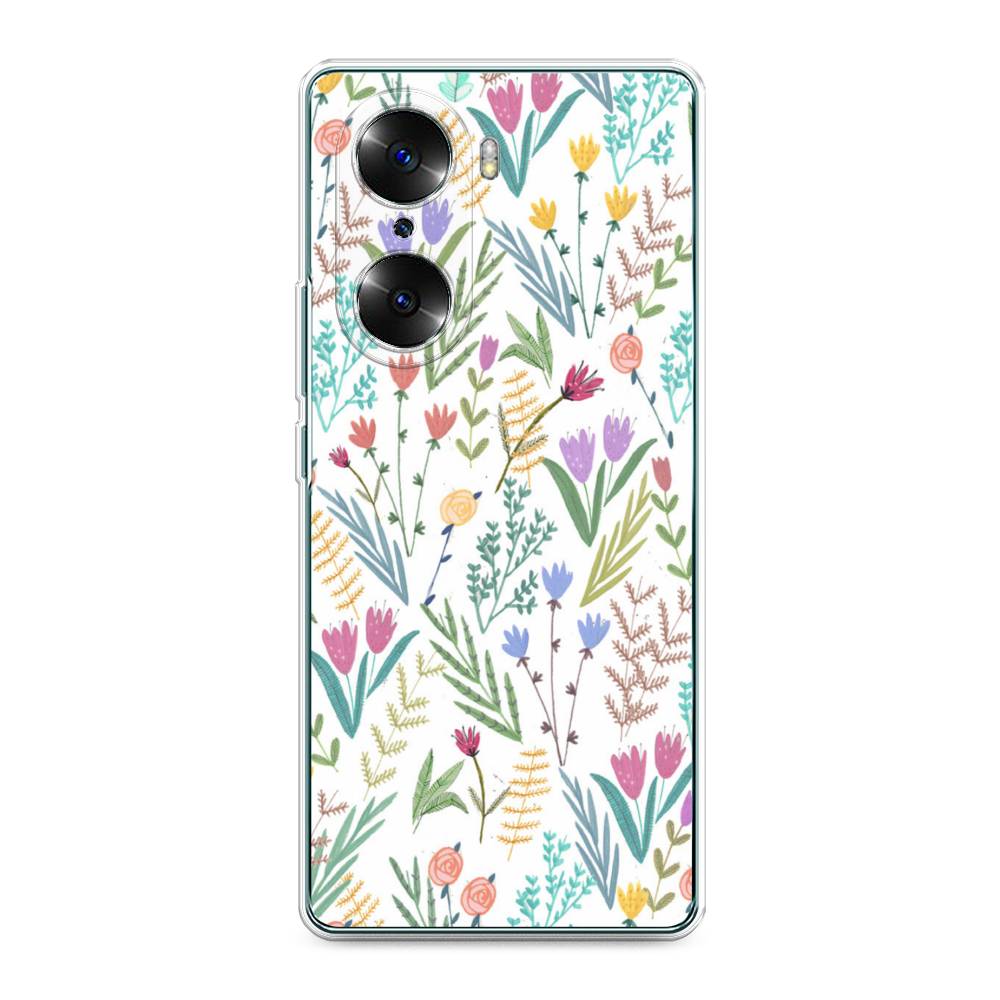 

Чехол Awog на Honor 60 "Полевые цветы рисунок", Разноцветный, 6106650-8