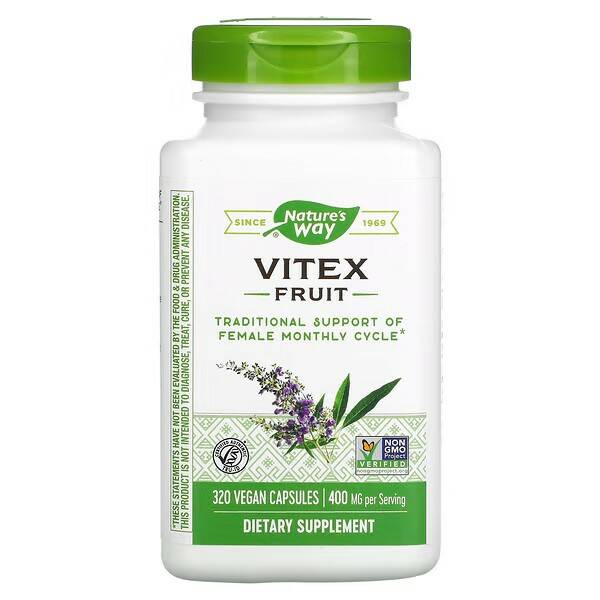 Nature's Way - Vitex (320 капсул) - витекс священный препарат для женщин  - купить