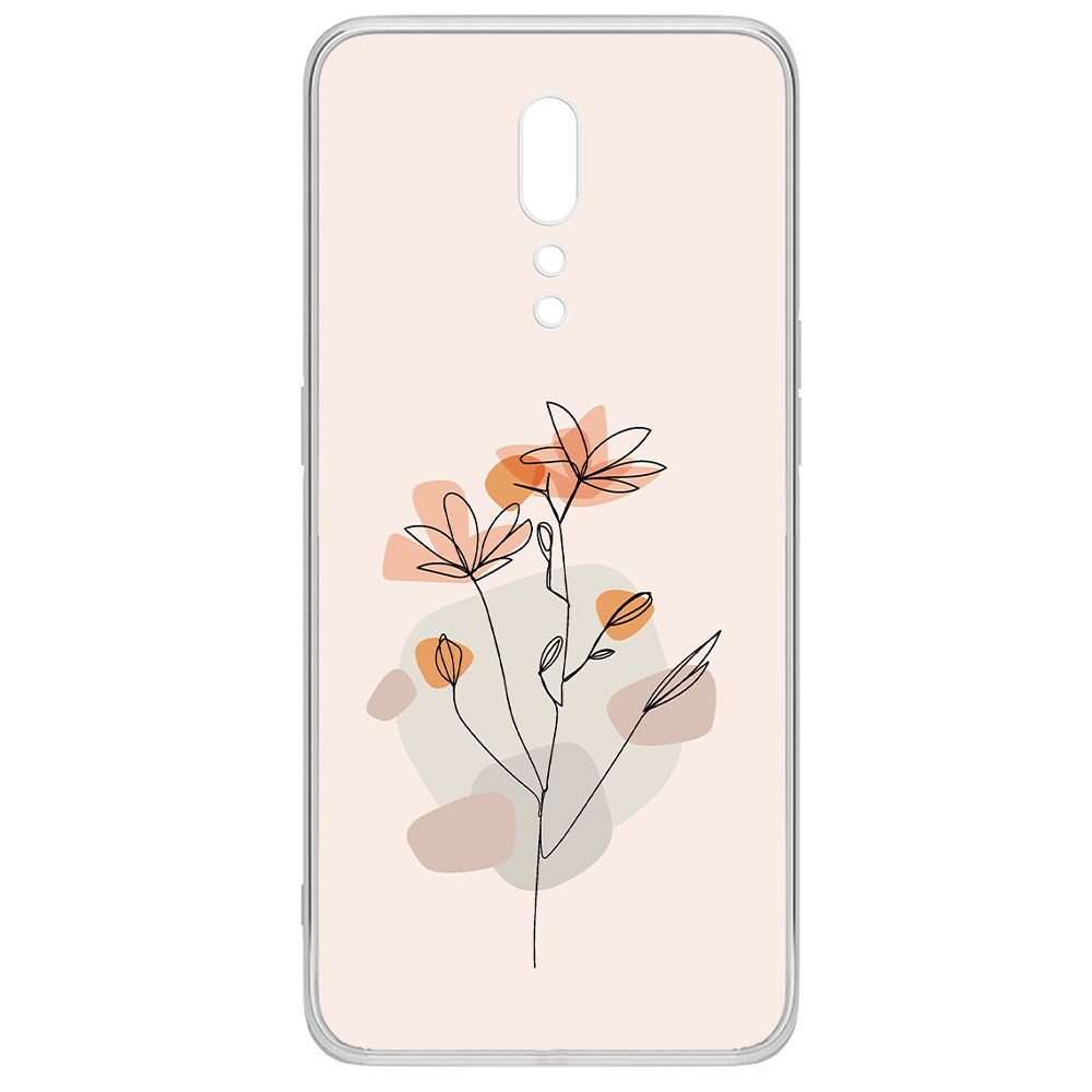 

Чехол-накладка Krutoff Clear Case Ромашки для Oppo Reno Z