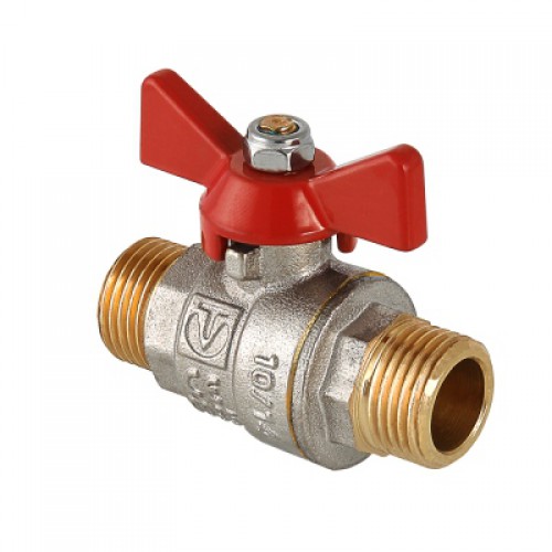 

Кран 1/2 НН короткая ручка Valtec, Красный