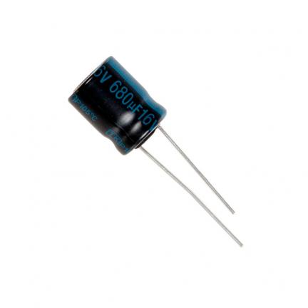 

конденсатор электролитический 680x16 (10x13) TK Jamicon 105C