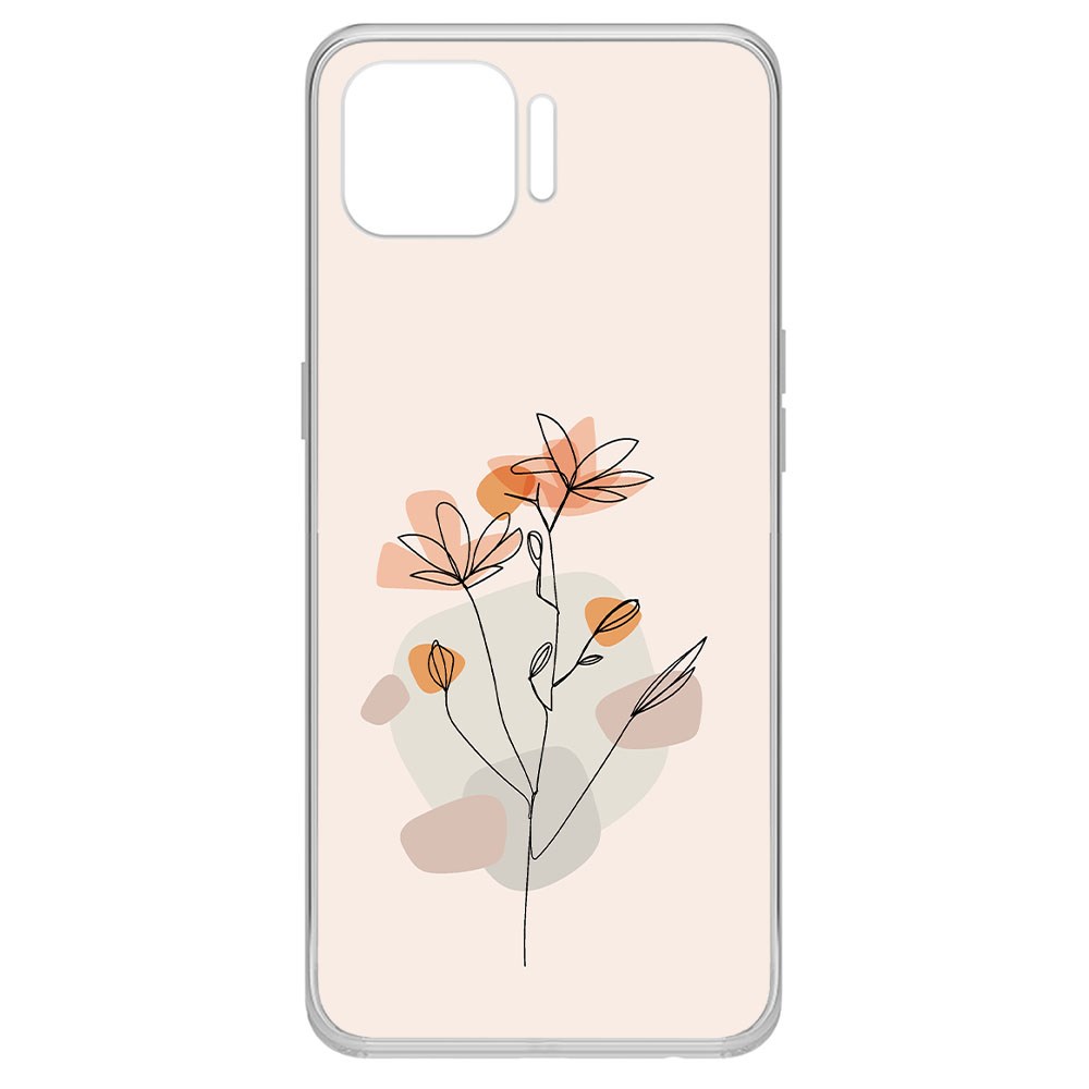 

Чехол-накладка Krutoff Clear Case Ромашки для Oppo A93
