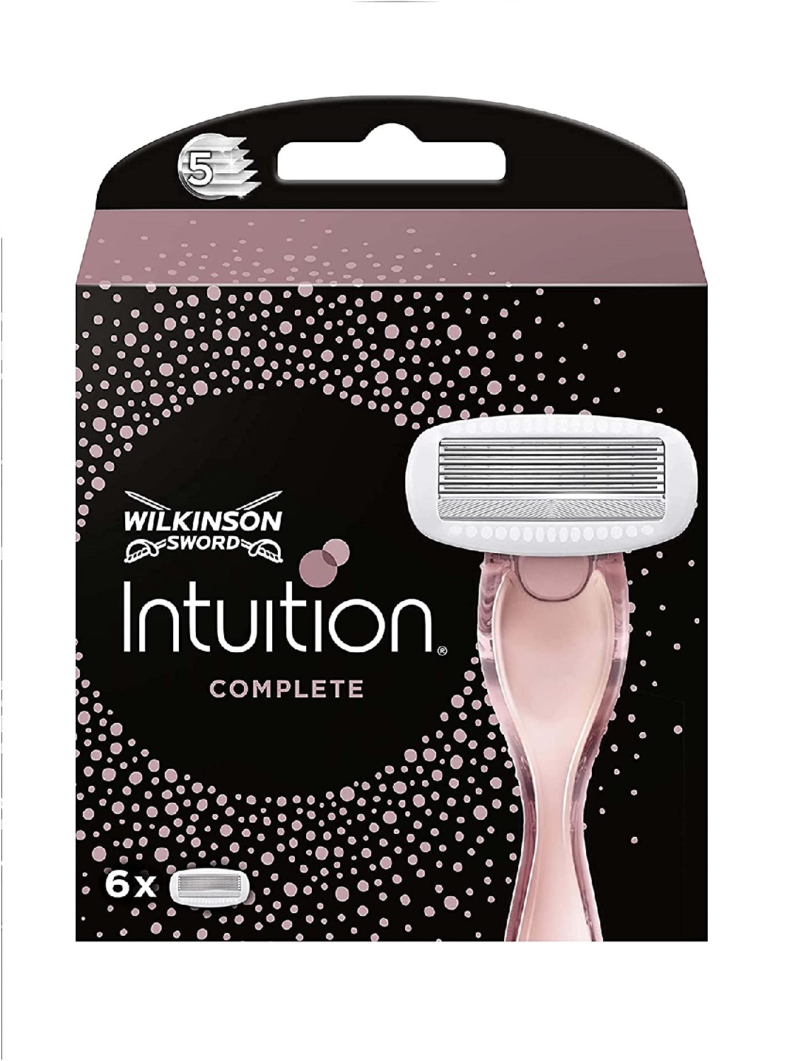 Сменные кассеты для женского станка Complete Wilkinson Sword Intuition Complete, 6 шт. сменные кассеты для женского станка wilkinson sword intuition complete 5 шт