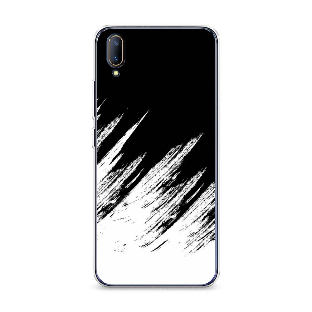 фото Силиконовый чехол "черно белые брызги" на vivo v11 (v11 pro) awog